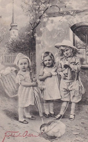 Künstler ostern kinder - kÜnstler-ak,